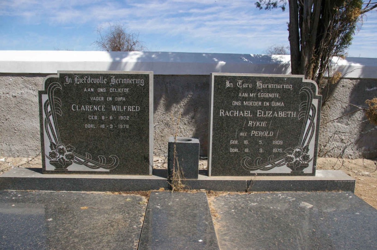 WOOD Clarence Wilfred 1902-1979 & Rachael Elizabeth PEROLD 1909-1975