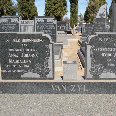 ZYL Theodorus Louis, van 1914-1967 &amp; Anna Johanna Magdalena 1914-1993