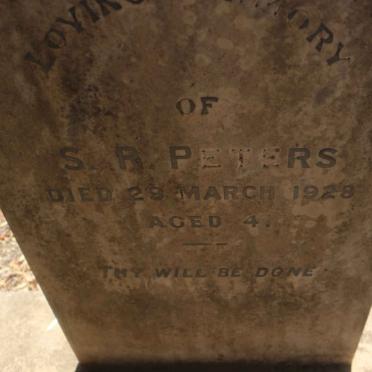 PETERS S.R. -1928