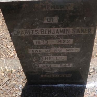 SANER Charles Benjamin 1873-1922 &amp; Nellie 1880-1942