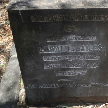 BAILES Oswald 1905-1947