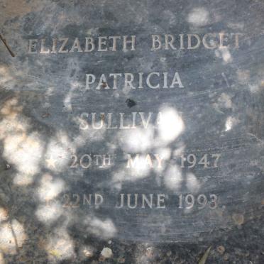 SULLIVAN Elizabeth Bridget Patricia 1947-1993