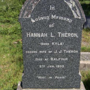 THERON Hannah L. nee KYLE -1935