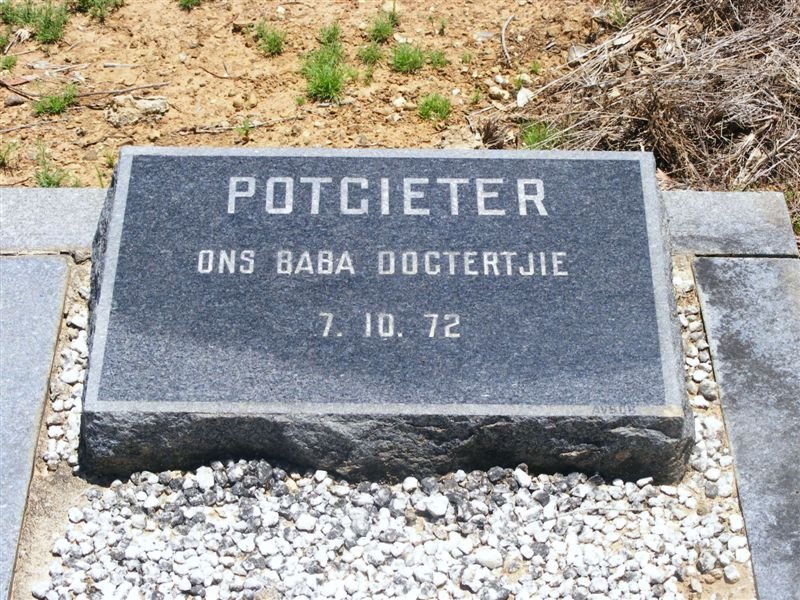 POTGIETER Dogtertjie -1972