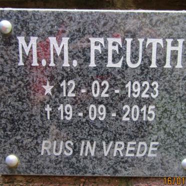 FEUTH M.M. 1923-2015