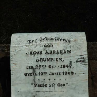 BRUMMER Jacob Abraham 1847-1909