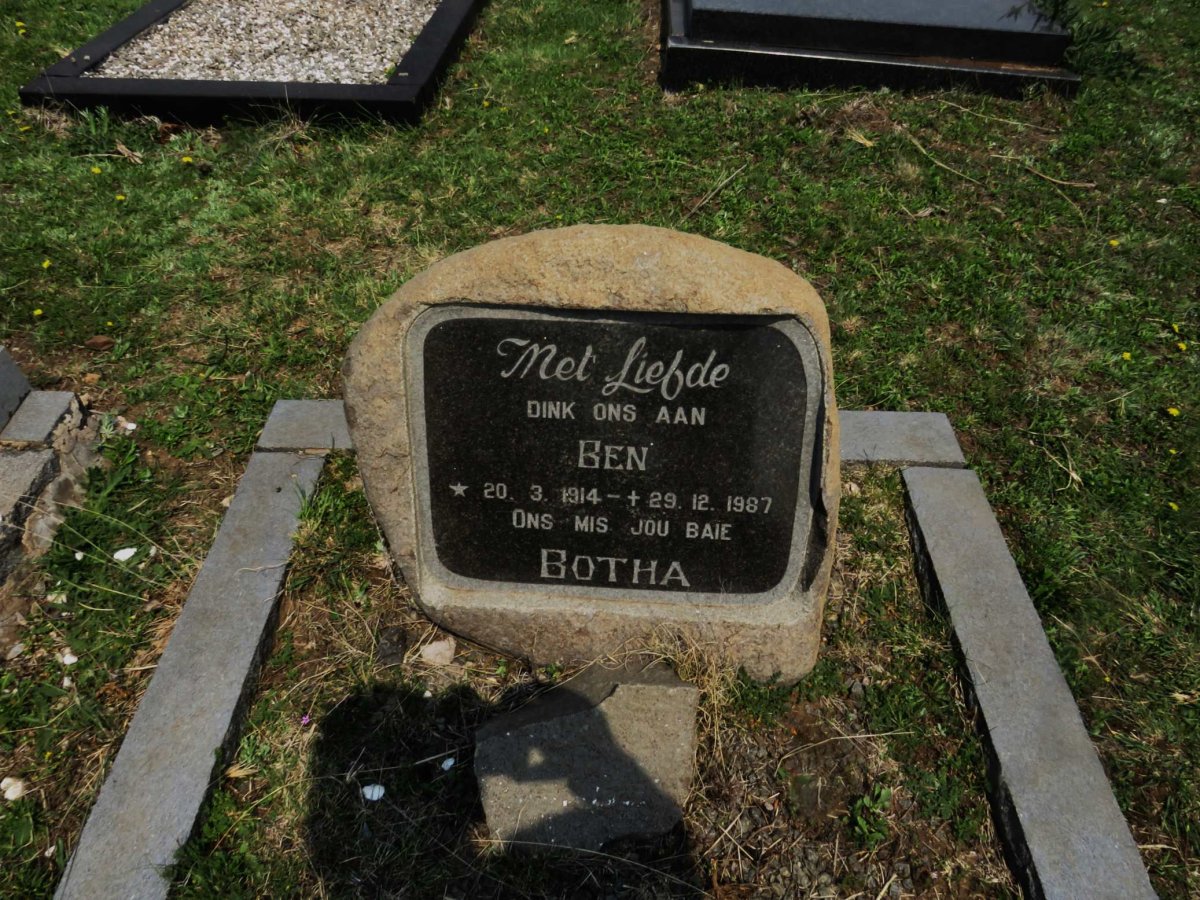 BOTHA Ben 1914-1987