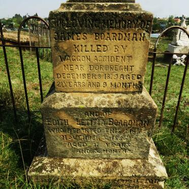 BOARDMAN James -1879 :: BOARDMAN Edith Letitia -1885