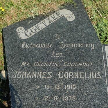 COETZEE Johannes Cornelius 1910-1973