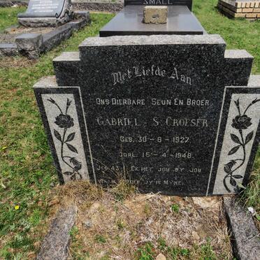 CROESER Gabriel S. 1927-1948