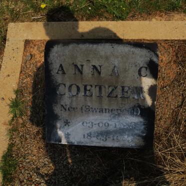 COETZER Anna C. nee SWANEPOEL 1928-1983
