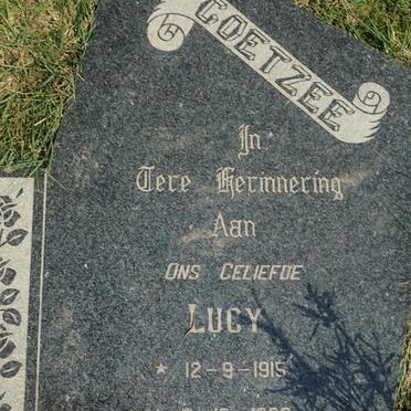 COETZEE Lucy 1915-1980
