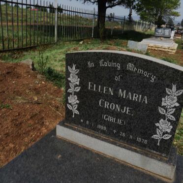 CRONJE Ellen Maria 1899-1978