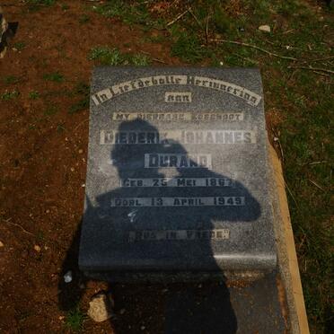 DURAND Dederik Johannes 1867-1949