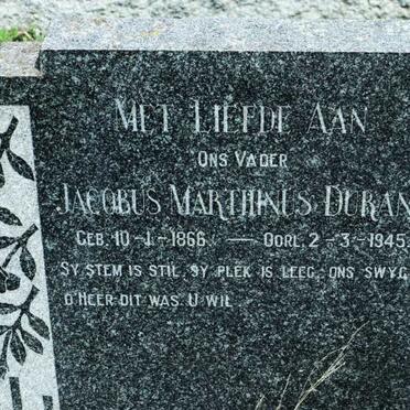 DURAND Jacobus Marthinus 1866-1945