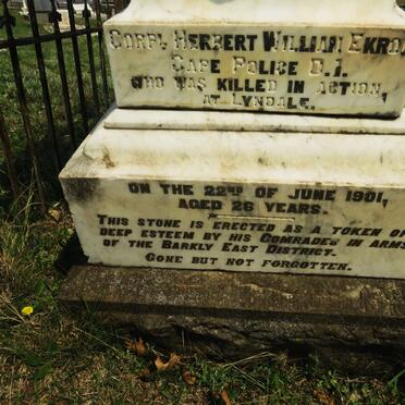 EKRON Herbert William -1901 