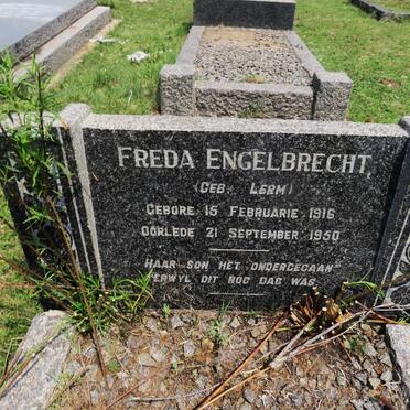 ENGELBRECHT Freda nee LERM 1916-1950