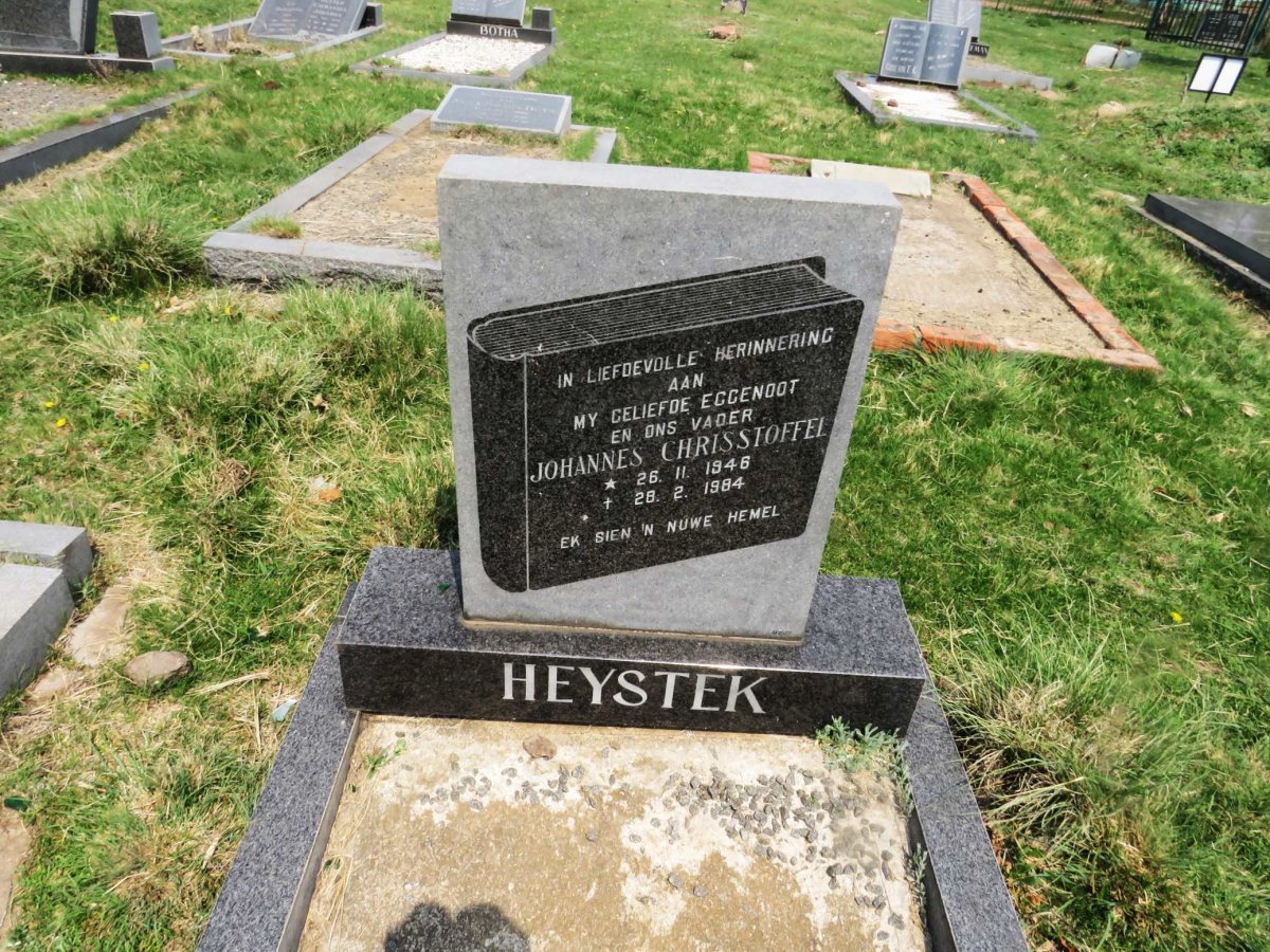 HEYSTEK Johannes Chrisstoffel 1946-1984