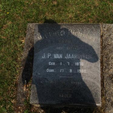 JAARSVELD J.P., van 1870-1952