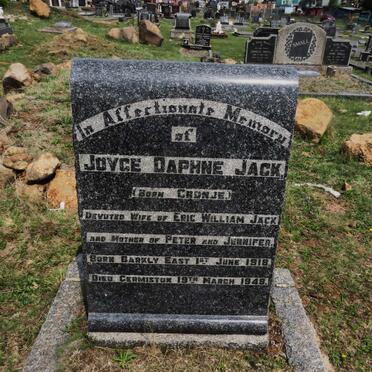 JACK Joyce Daphne nee CRONJE 1918-1948