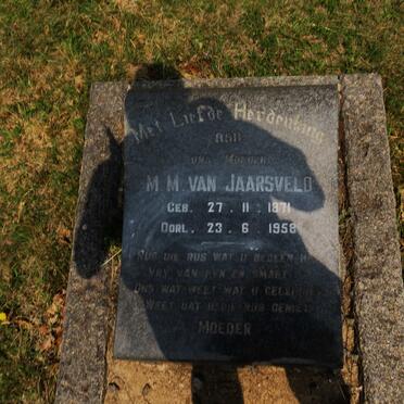 JAARSVELD M.M., van 1871-1958