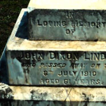 LINDSAY John Dixon -1910