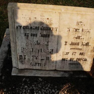 LOUW Adriaan Christiaan de Wet 18?0-1951