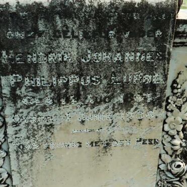 LUBBE Hendrik Johannes Philippus 1861-1936