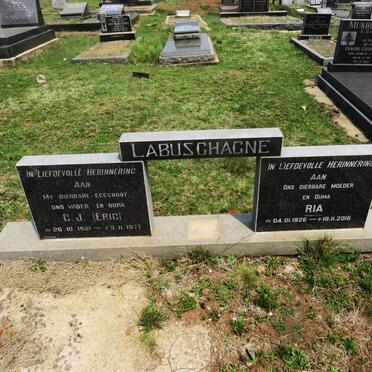 LABUSCHAGNE C.J. 1921-1977 &amp; Ria 1925-2015