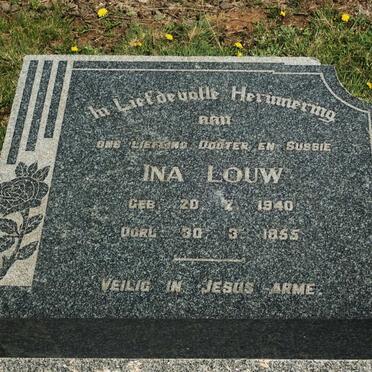 LOUW Ina 1940-1955