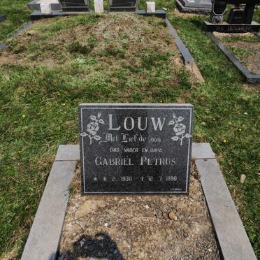 LOUW Gabriël Petrus 1930-1990