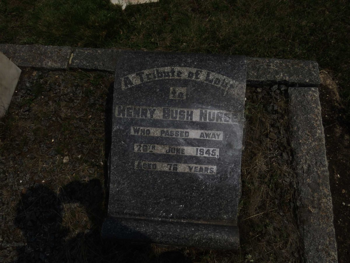NURSE Henry Bush -1945
