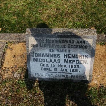 NEPGEN Johannes Hendrik Nicolaas 1853-1921