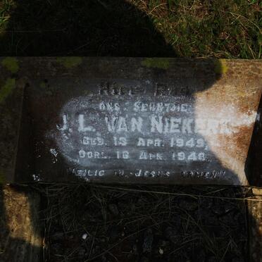 NIEKERK J.L., van 1949-1949