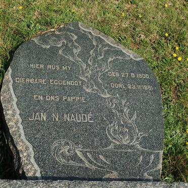 NAUDE Jan N. 1900-1981