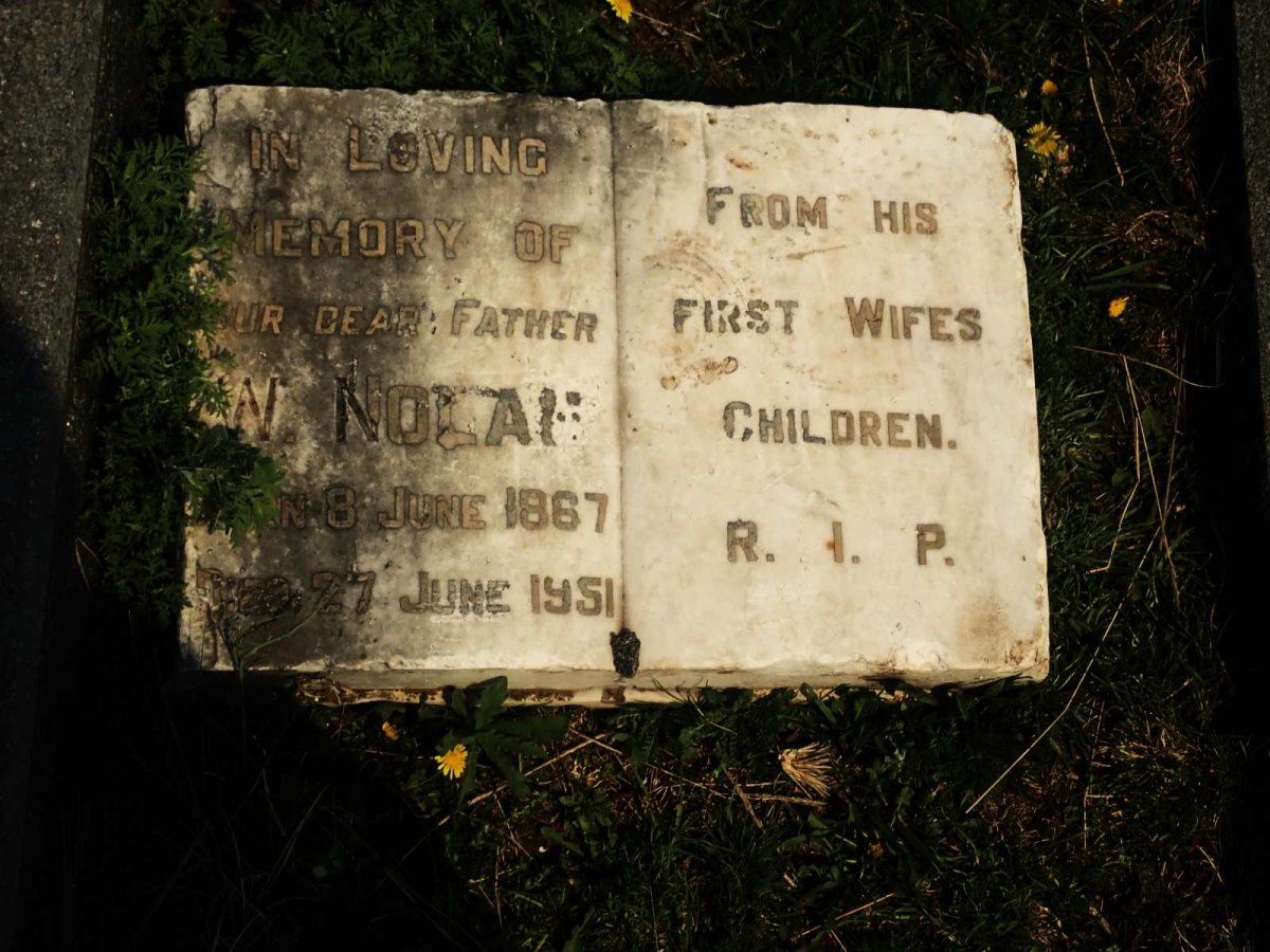 NOLAN W. 1867-1951