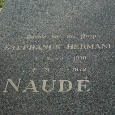 NAUDE Stephanus Hermanus 1930-1978