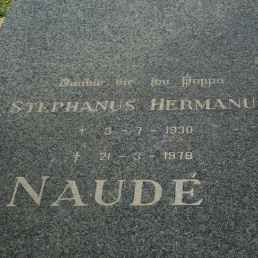 NAUDE Stephanus Hermanus 1930-1978