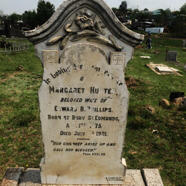 PHILLIPS Margaret Hunter 1875-1921