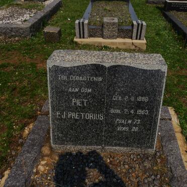 PRETORIUS P.J. 1886-1953