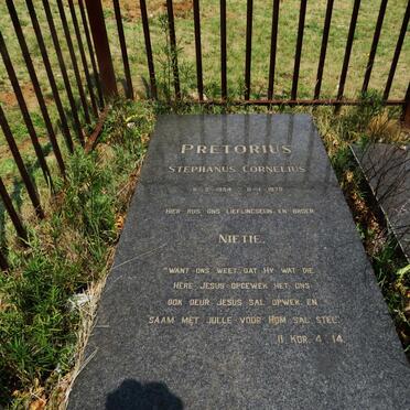 PRETORIUS Stephanus Cornelius 1954-1979