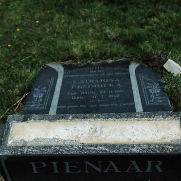 PIENAAR Catharina Fredrieka nee BOTHA 1921-1958