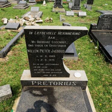 PRETORIUS Willem Pieter Jacobus 1905-1975