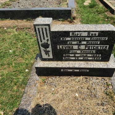POTGIETER Levina C. nee KRUGER 1902-1945