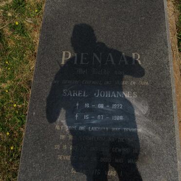 PIENAAR Sarel Johannes 1922-1988