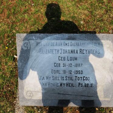 REYNDERS Elizabeth Johanna nee LOUW 1887-1953