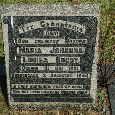 ROODT Maria Johanna Louisa 1861-1944