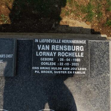RENSBURG Lornay Rochelle, van 1980-2021