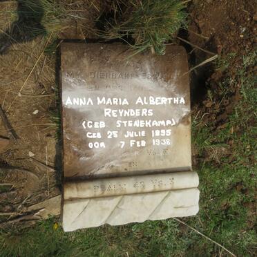 REYNDERS Anna Maria Albertha nee STENEKAMP 1895-1938