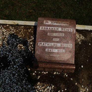 REISS Abraham 1841-1878 &amp; Mathilde 1847-1935